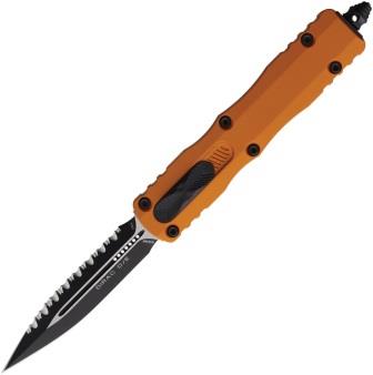MCT2253OT Microtech Automatic Pocket Knife Dirac OTF Tangerine